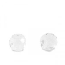 Cubic Zirconia beads 4mm Transparent